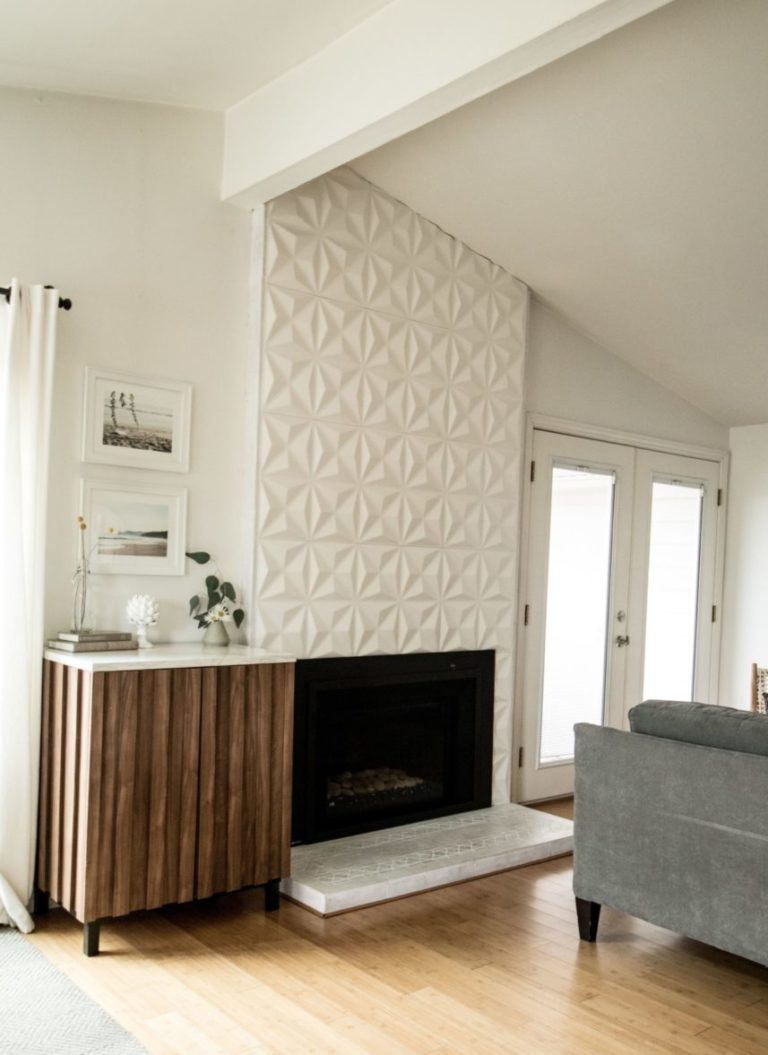 Design | Our Modern Fireplace Makeover